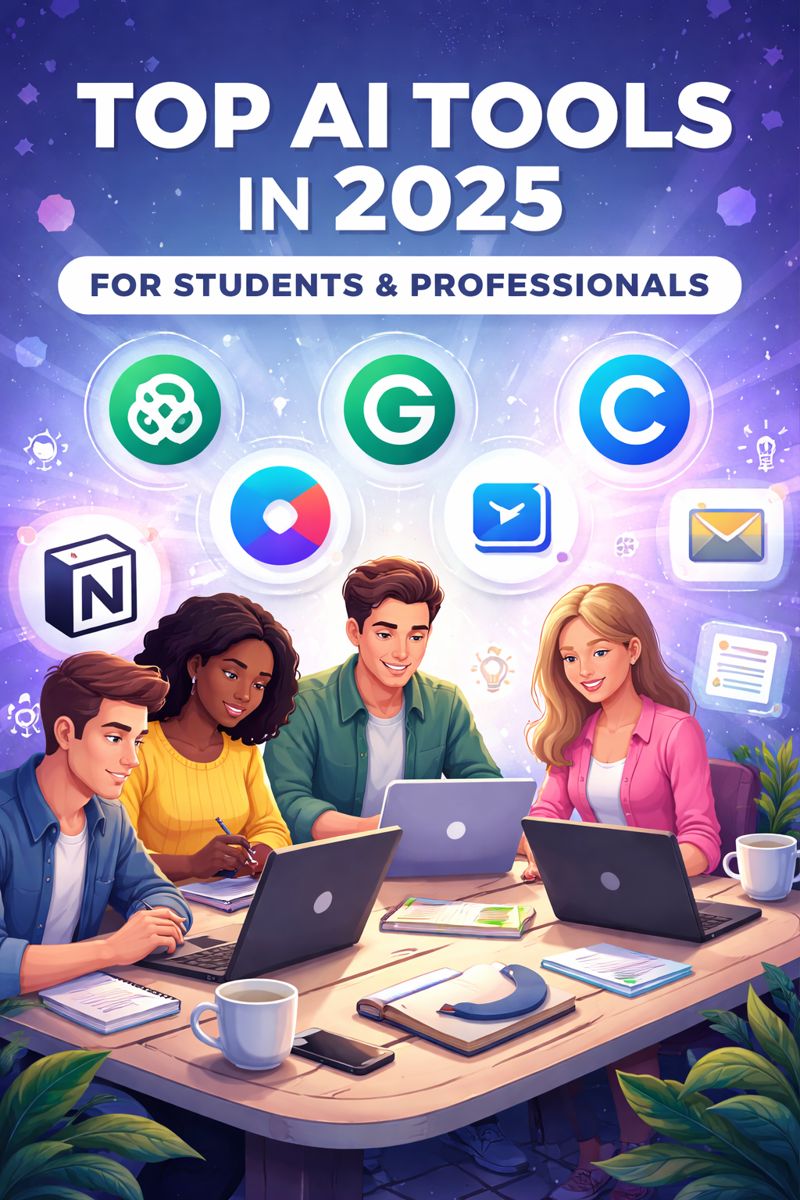 7 Best AI Tools in 2025 Every Student and Professional Should Use;