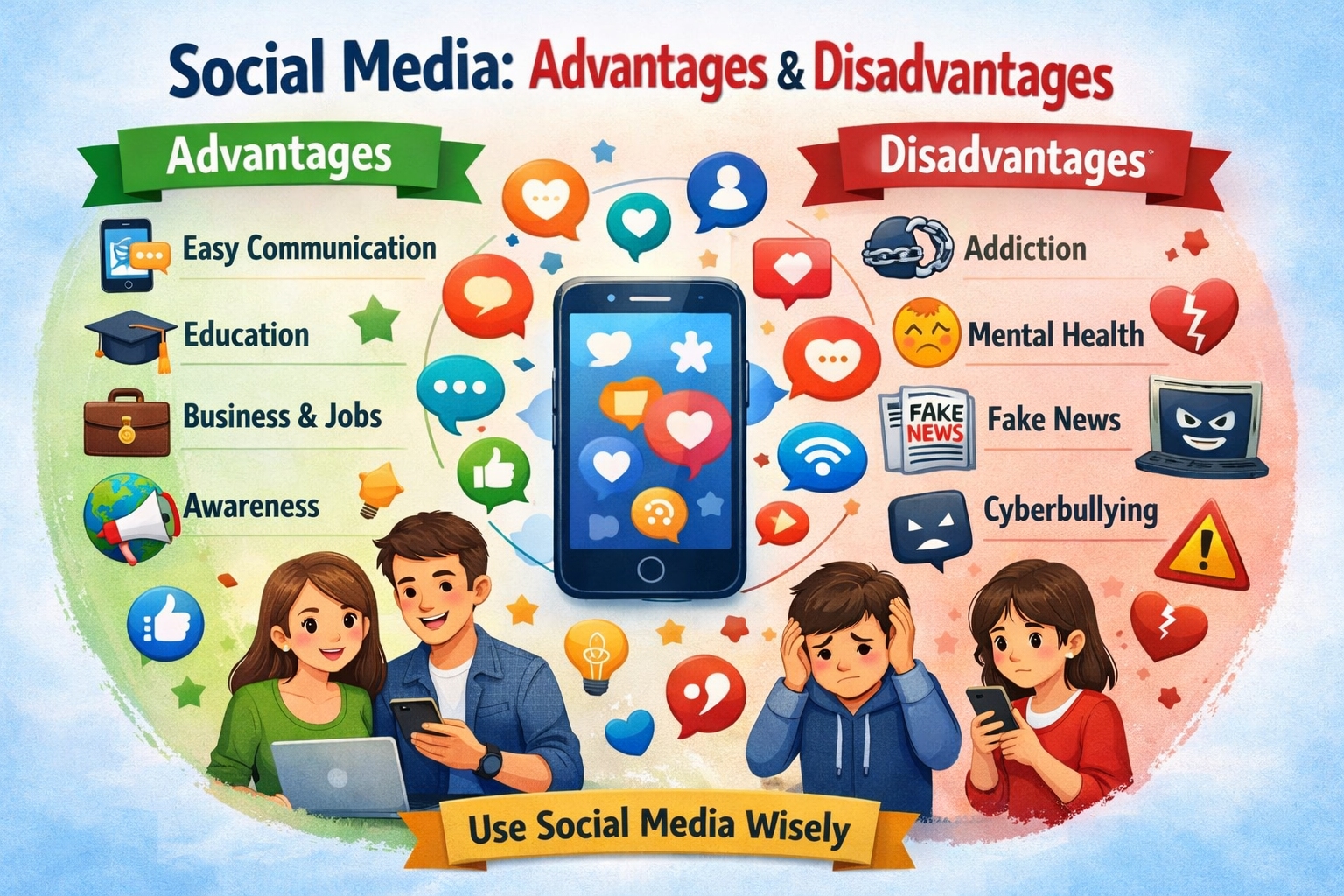Social Media: Advantages and Disadvantages